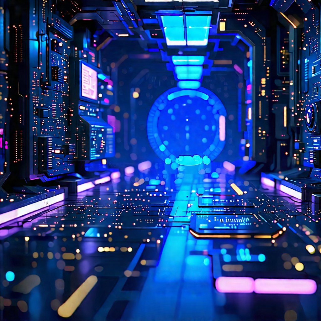 Close-up of sensor array
