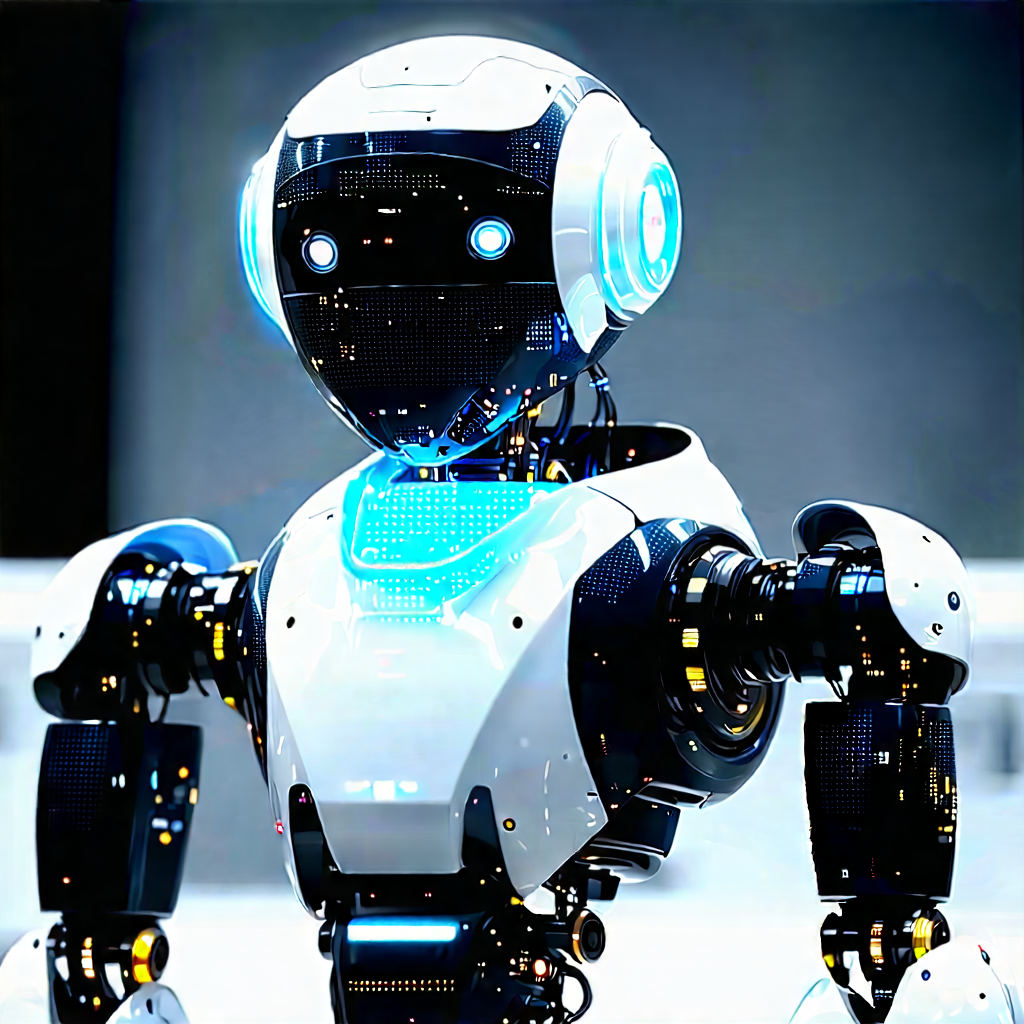 Robot with laser scanning