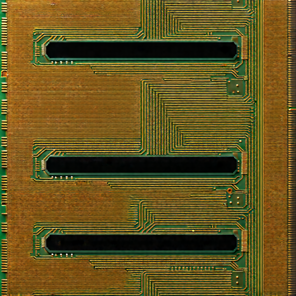 Close-up of memory module