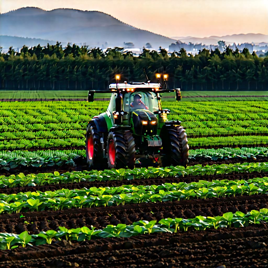 Agricultural Technology In Field Deployment With Large Green