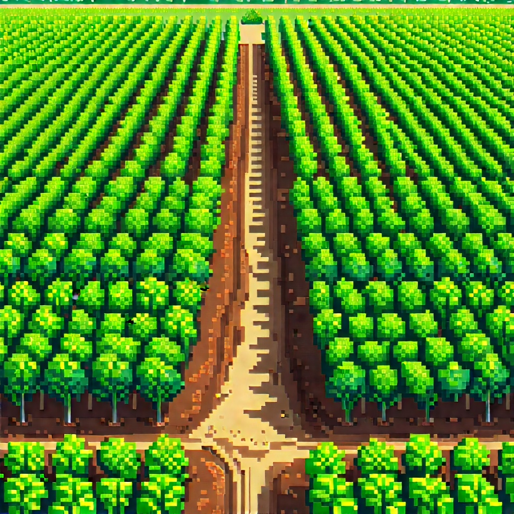 Agricultural technology in research center