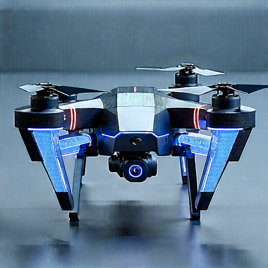 Drone with streaming content