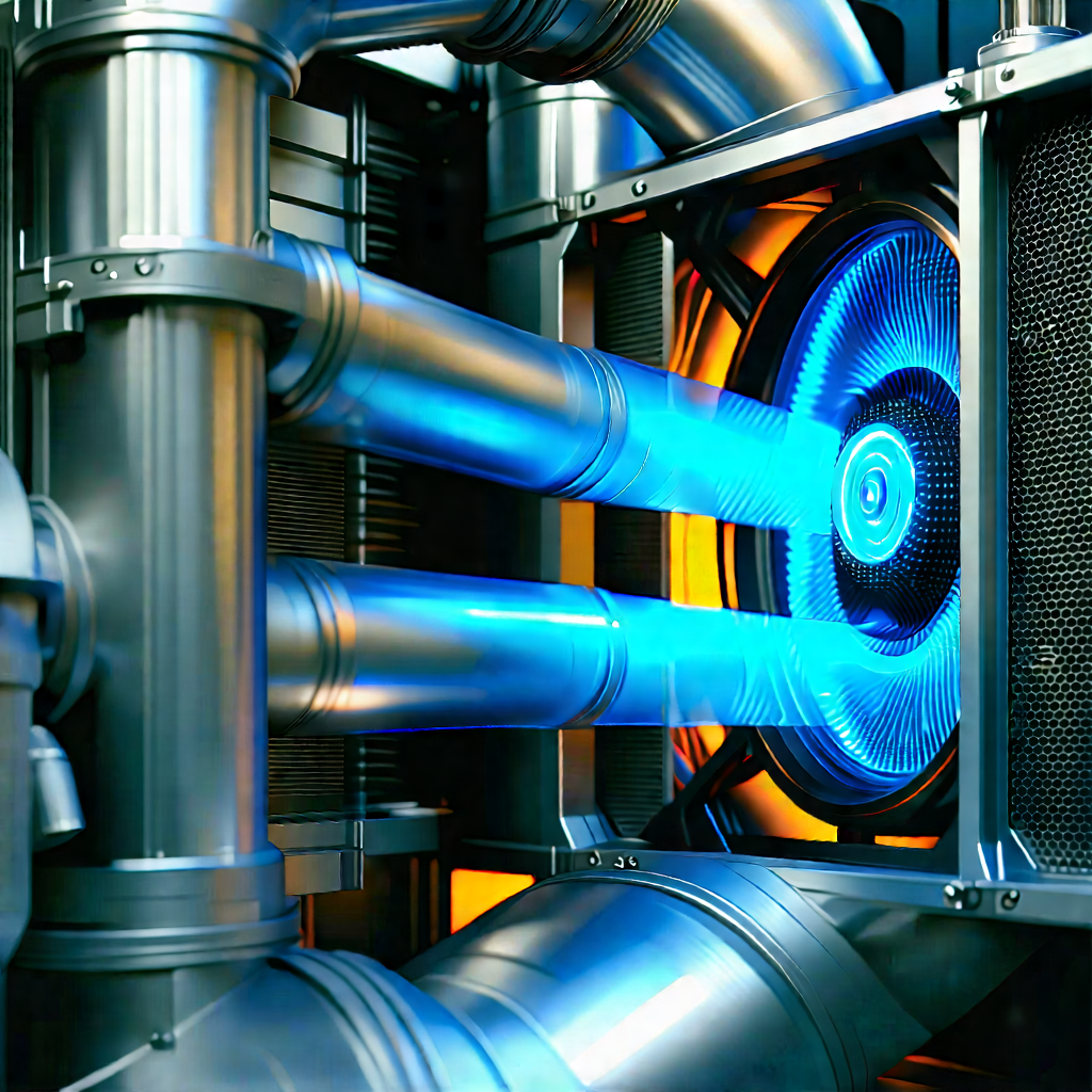 Close-up of cooling system