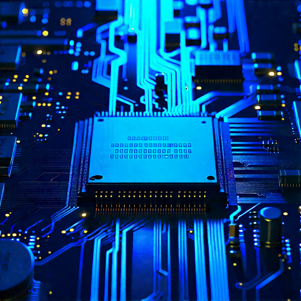 Circuit board with data streams