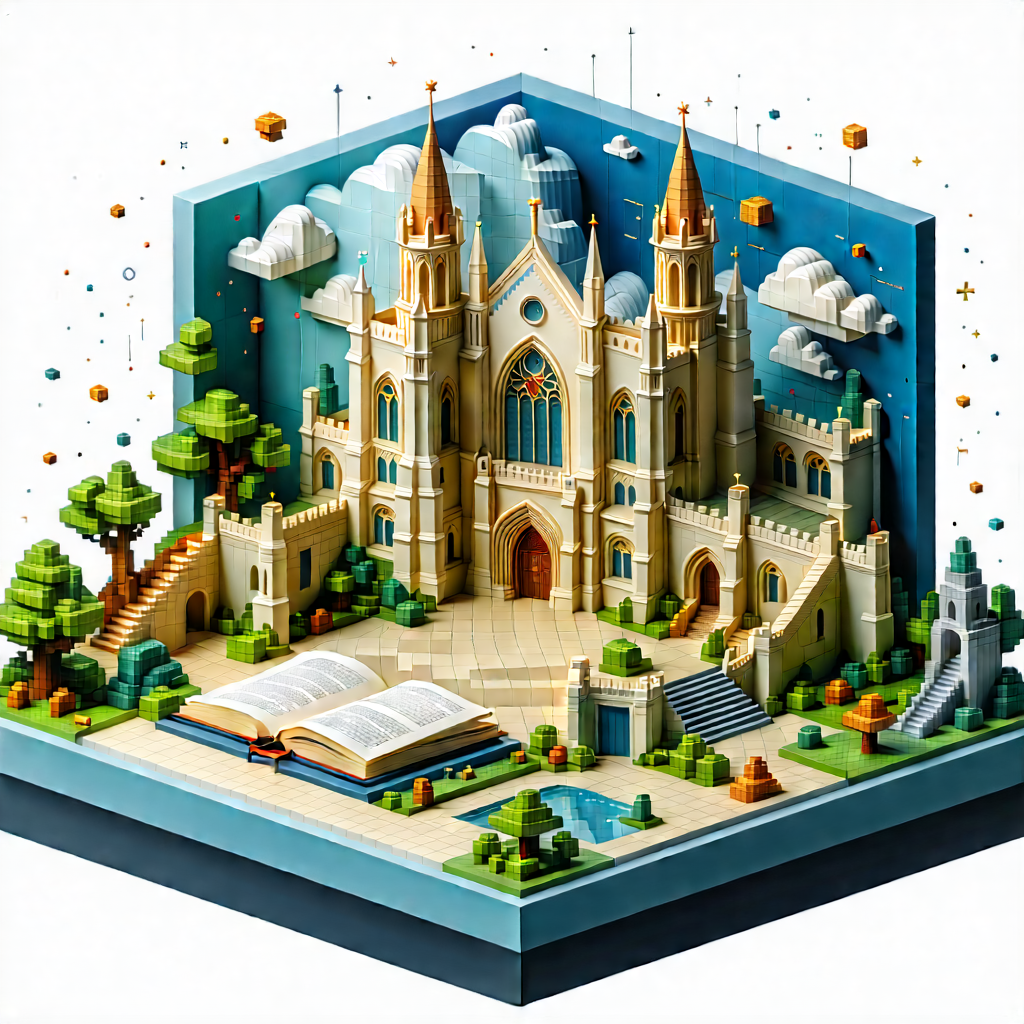 Educational Technology In Design Studio With Large, Intricately