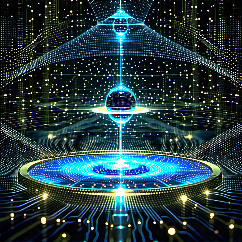 Quantum computer with holographic projection