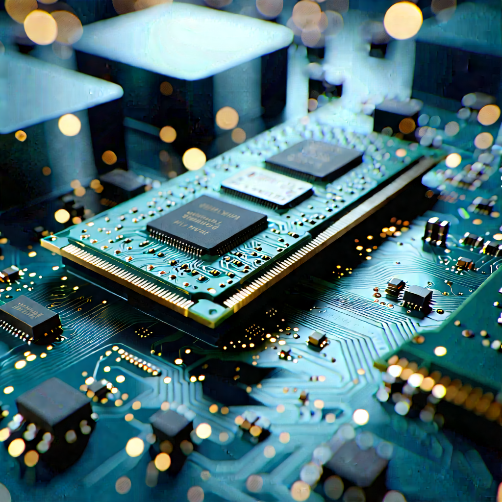 Close-up of memory module