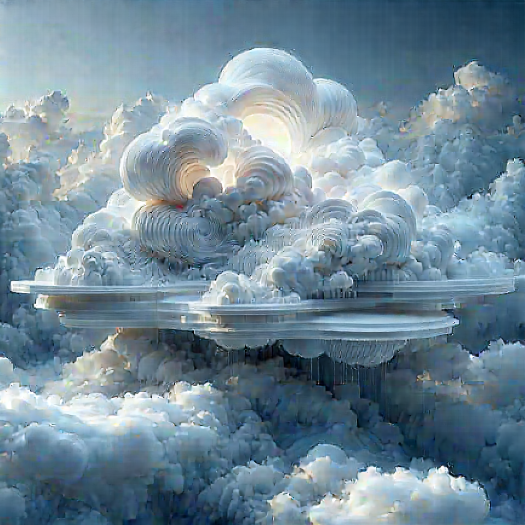 Cloud Computing Visualization With Image, There