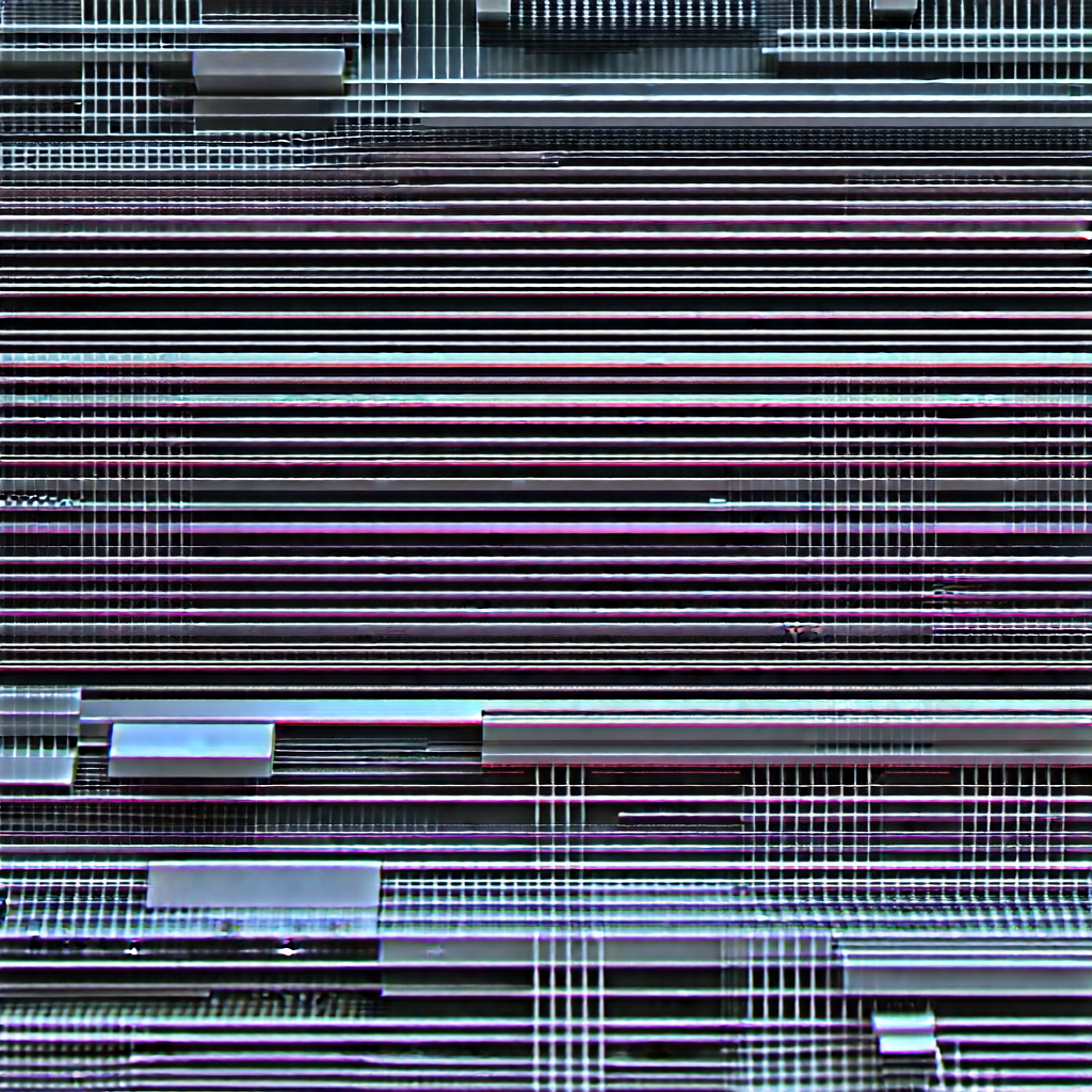 Close-up of sensor array