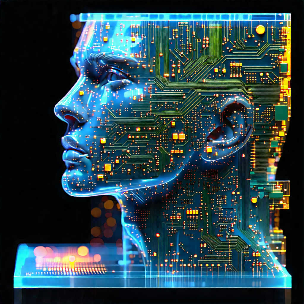 Microchip with laser scanning