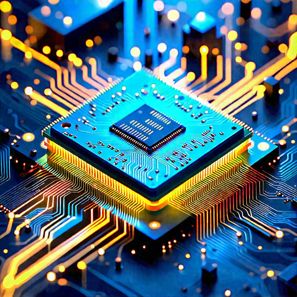Microchip with data streams