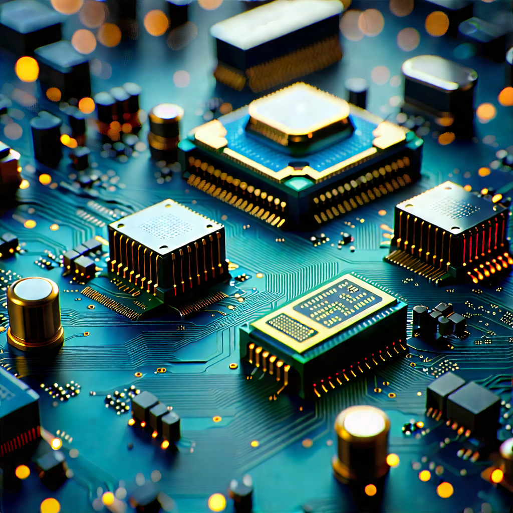 Close-up of sensor array