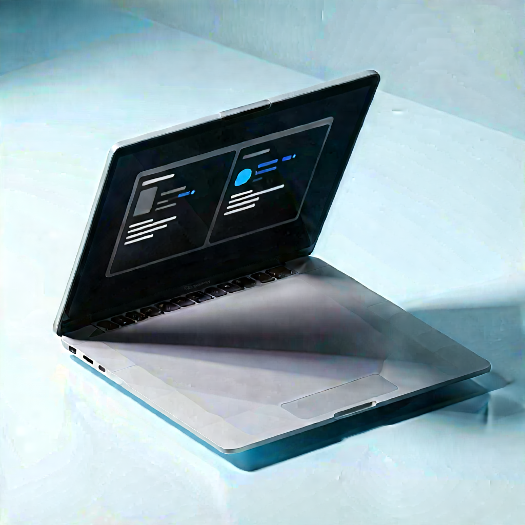 Laptop With User Interface With Laptop Computer