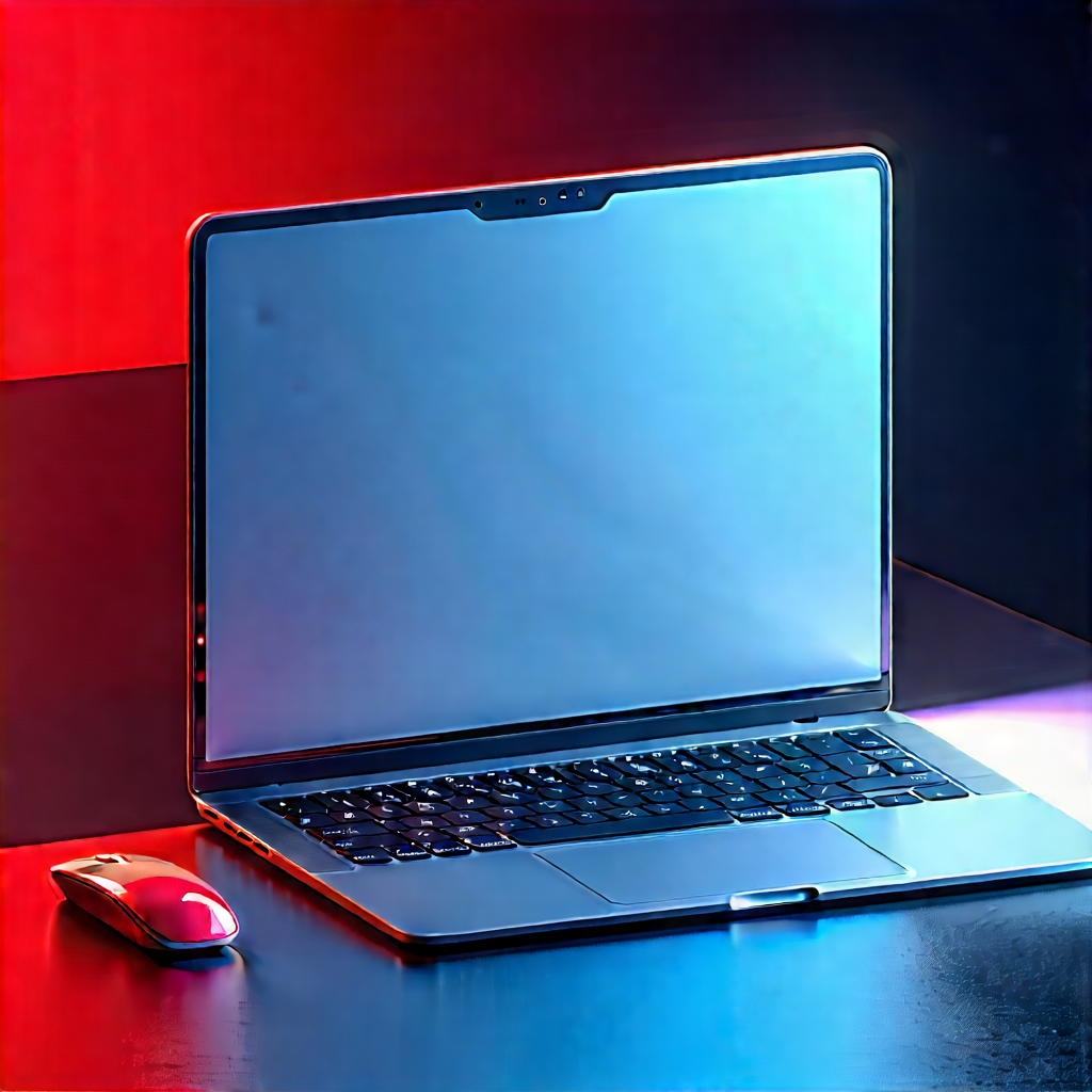 Laptop With Streaming Content With Laptop Computer