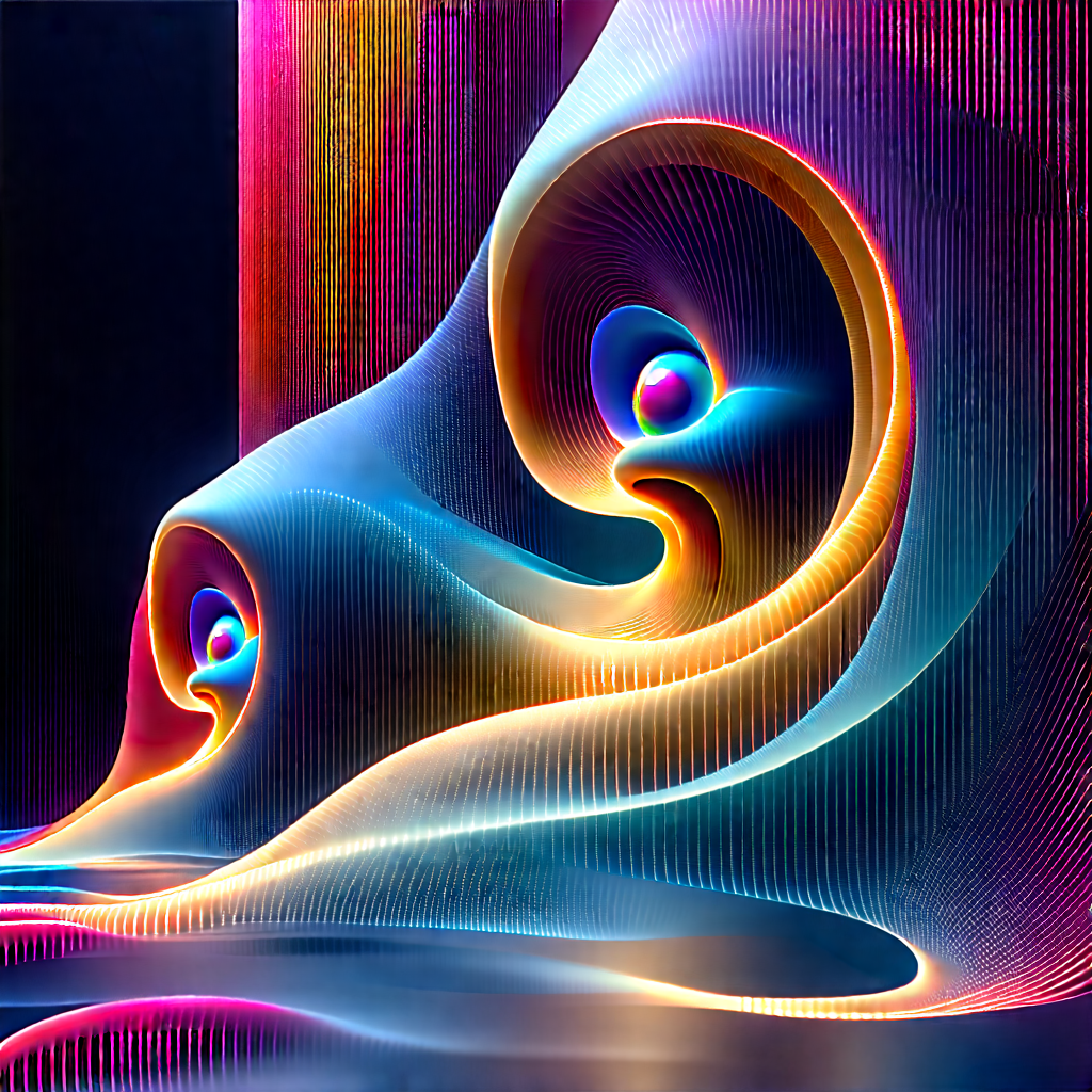 Entertainment Technology In (design:1.23) Studio With Vibrant Colorful