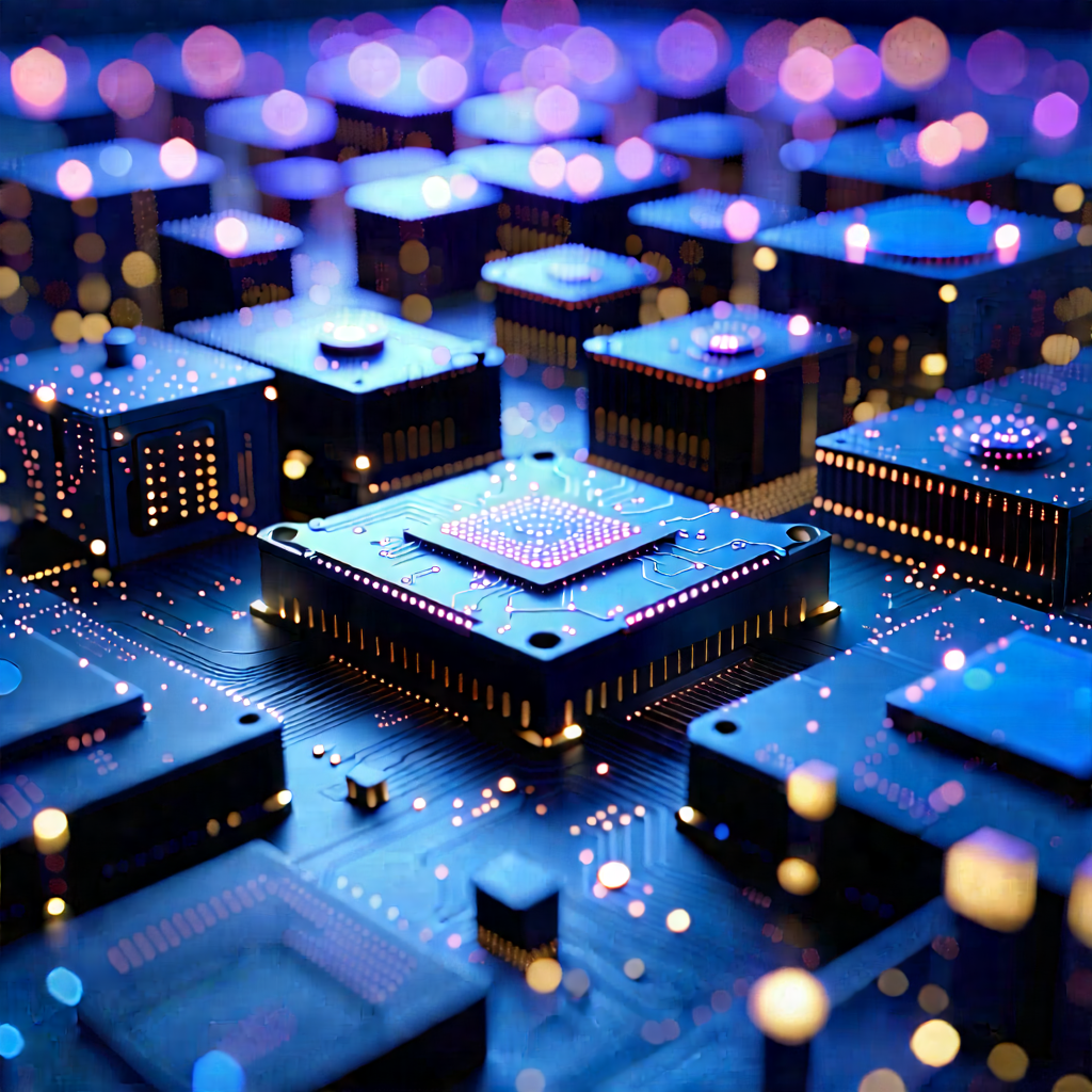 Close-up Of Sensor Array With Image, There