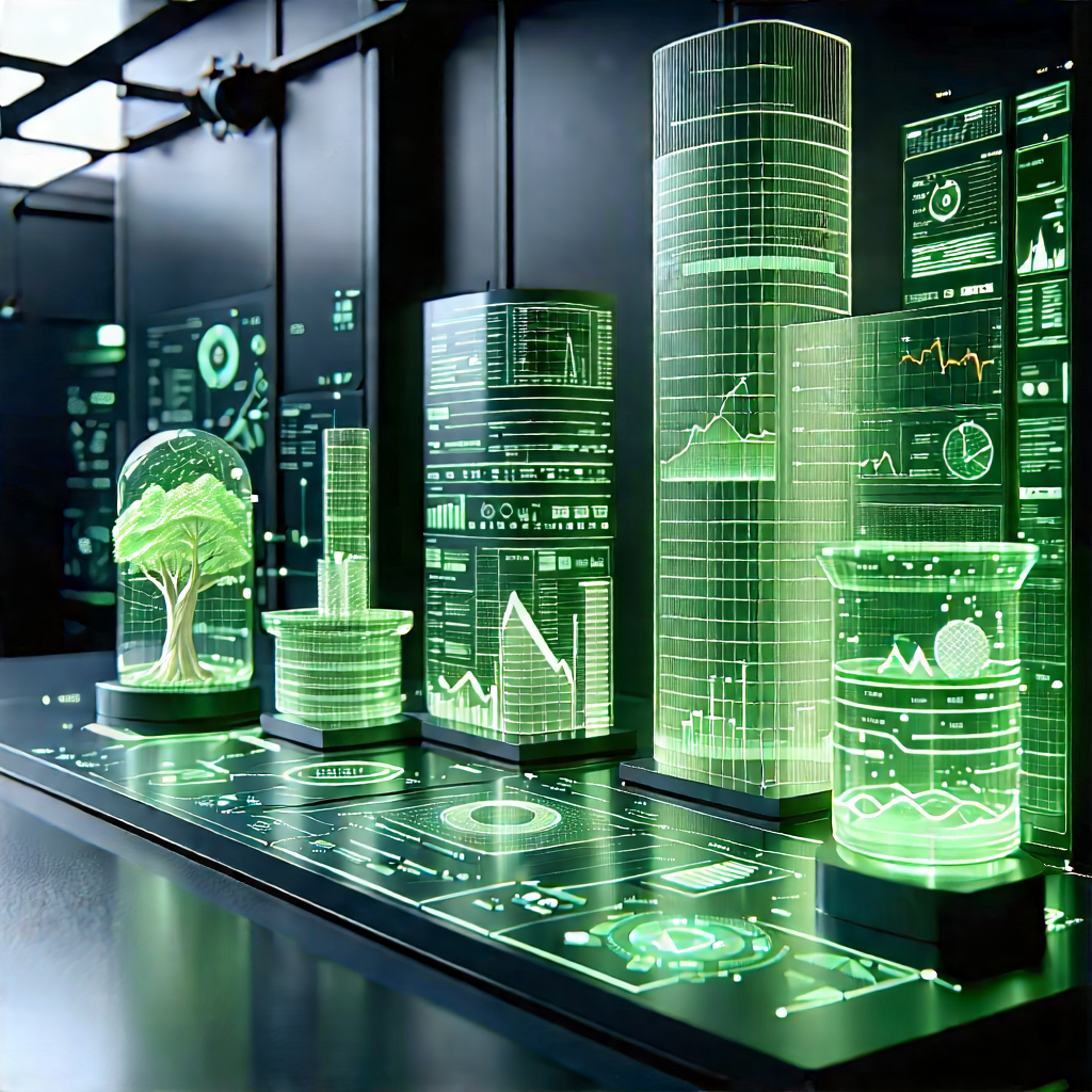 Financial Technology In Manufacturing Facility With Display Various