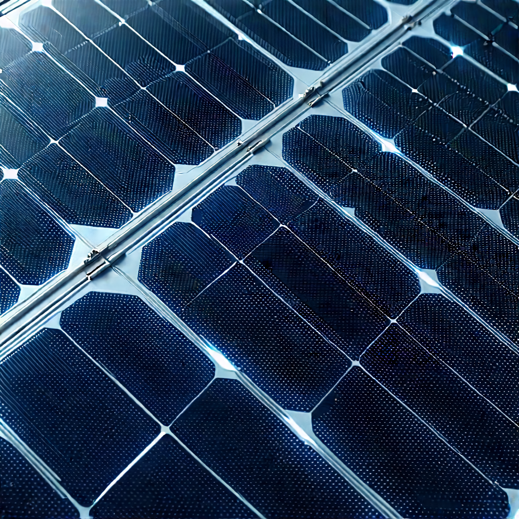Solar Panel With Digital Particles With Large Solar