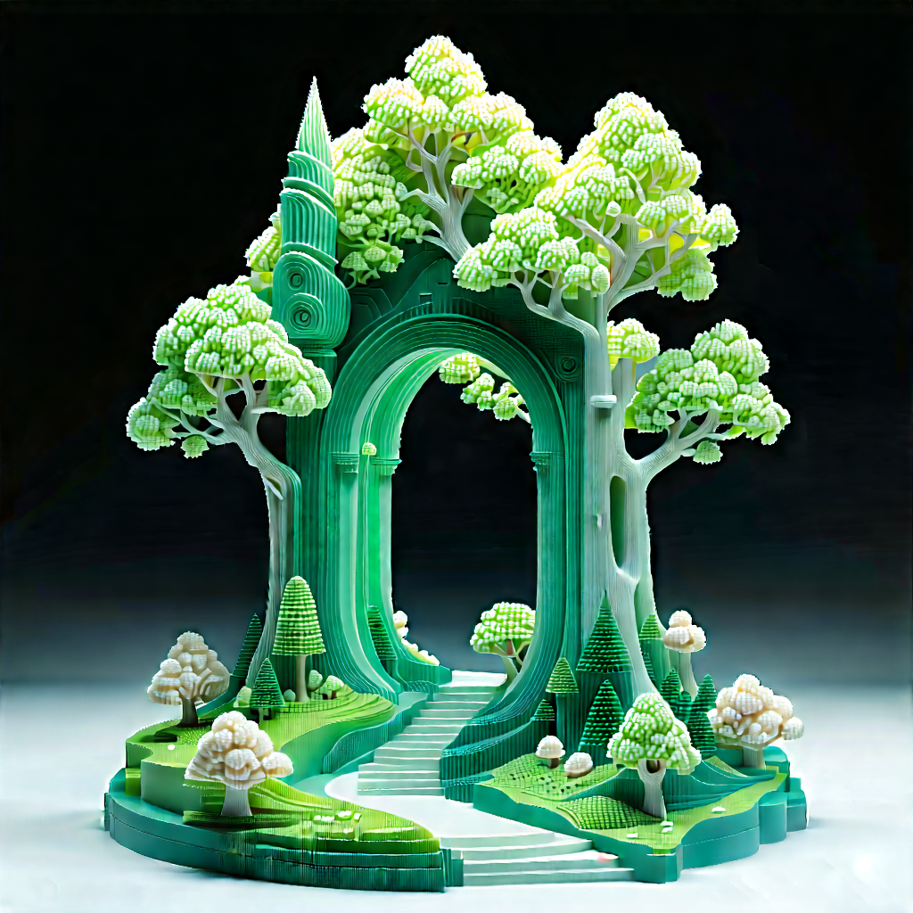 3d printer with digital particles
