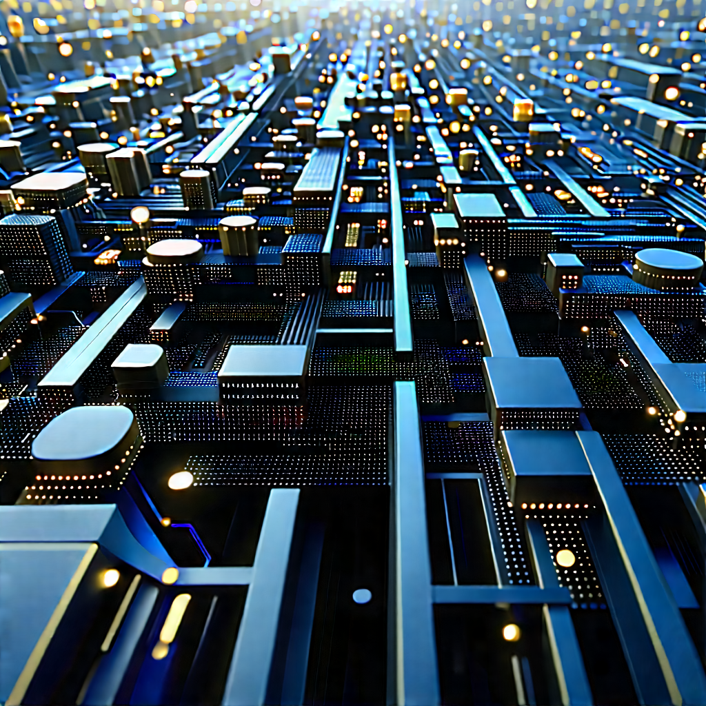 Close-up of sensor array