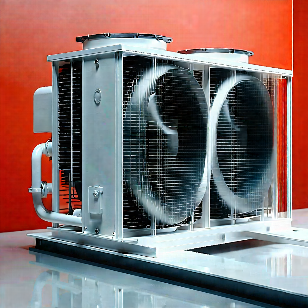 Close-up of cooling system