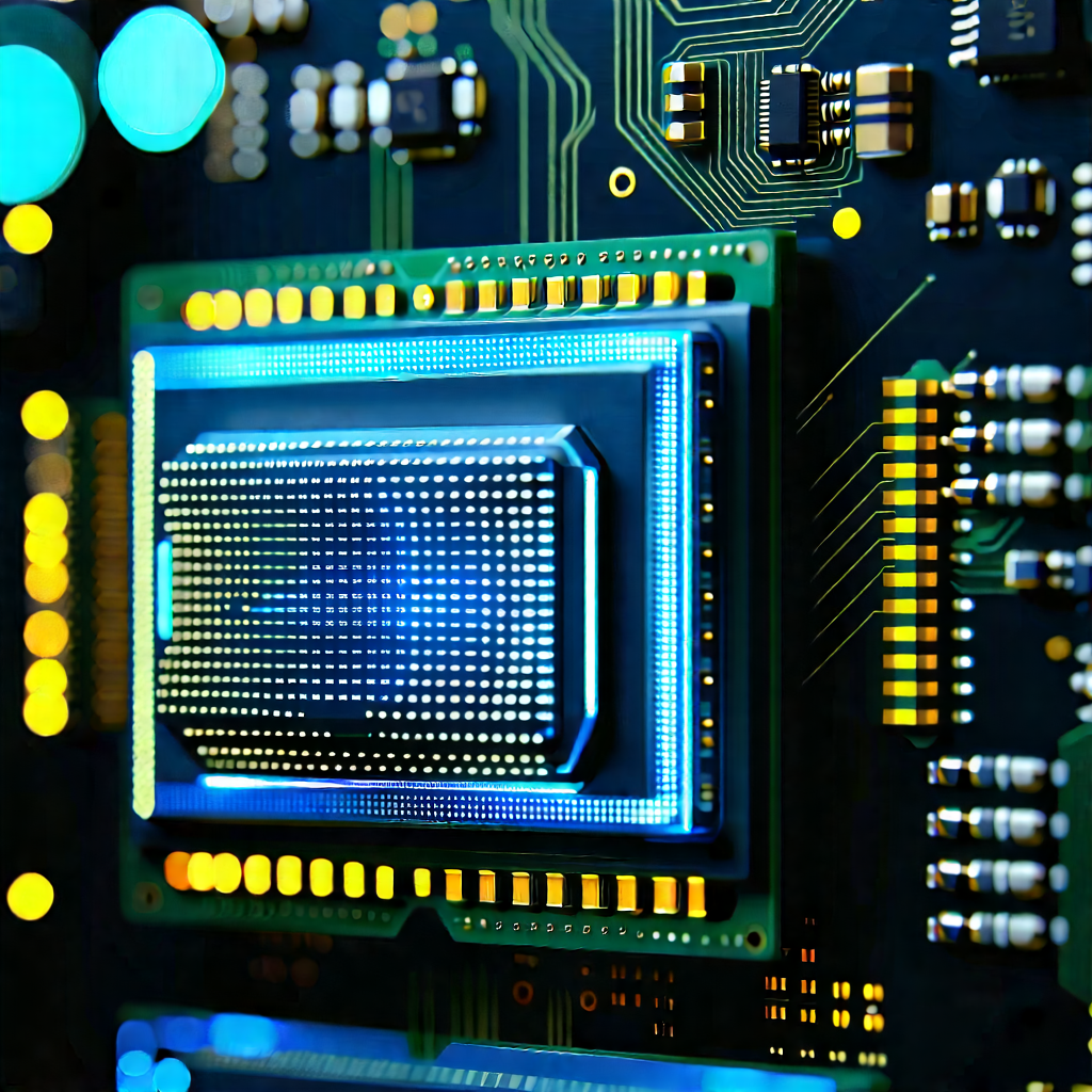 Close-up of memory module