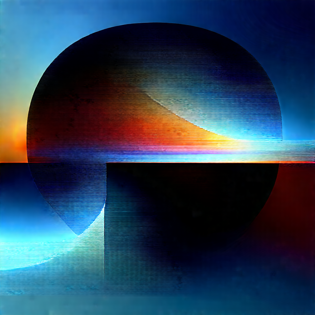 Artificial Intelligence Visualization With Painting Black