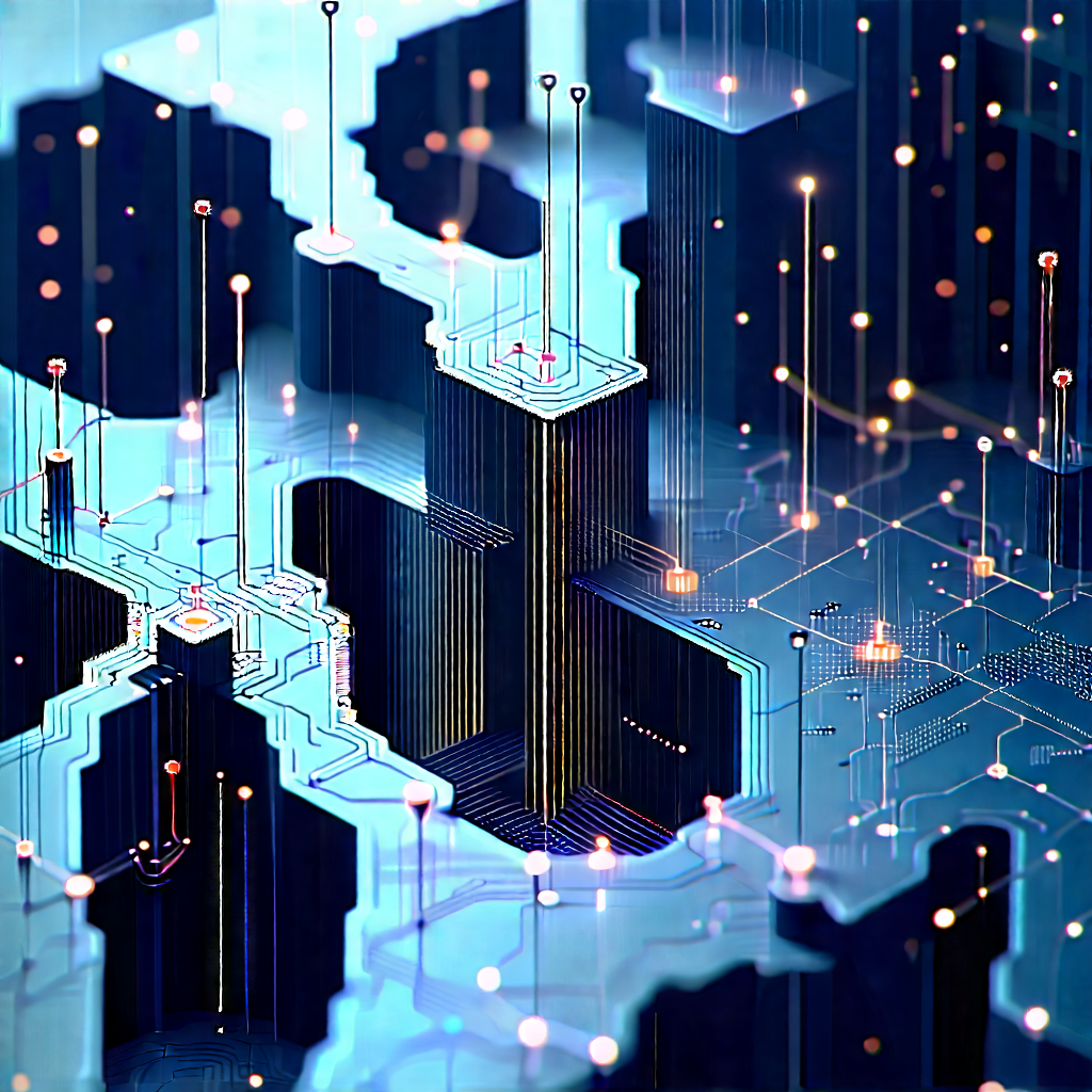 Blockchain Network Visualization With Image, There