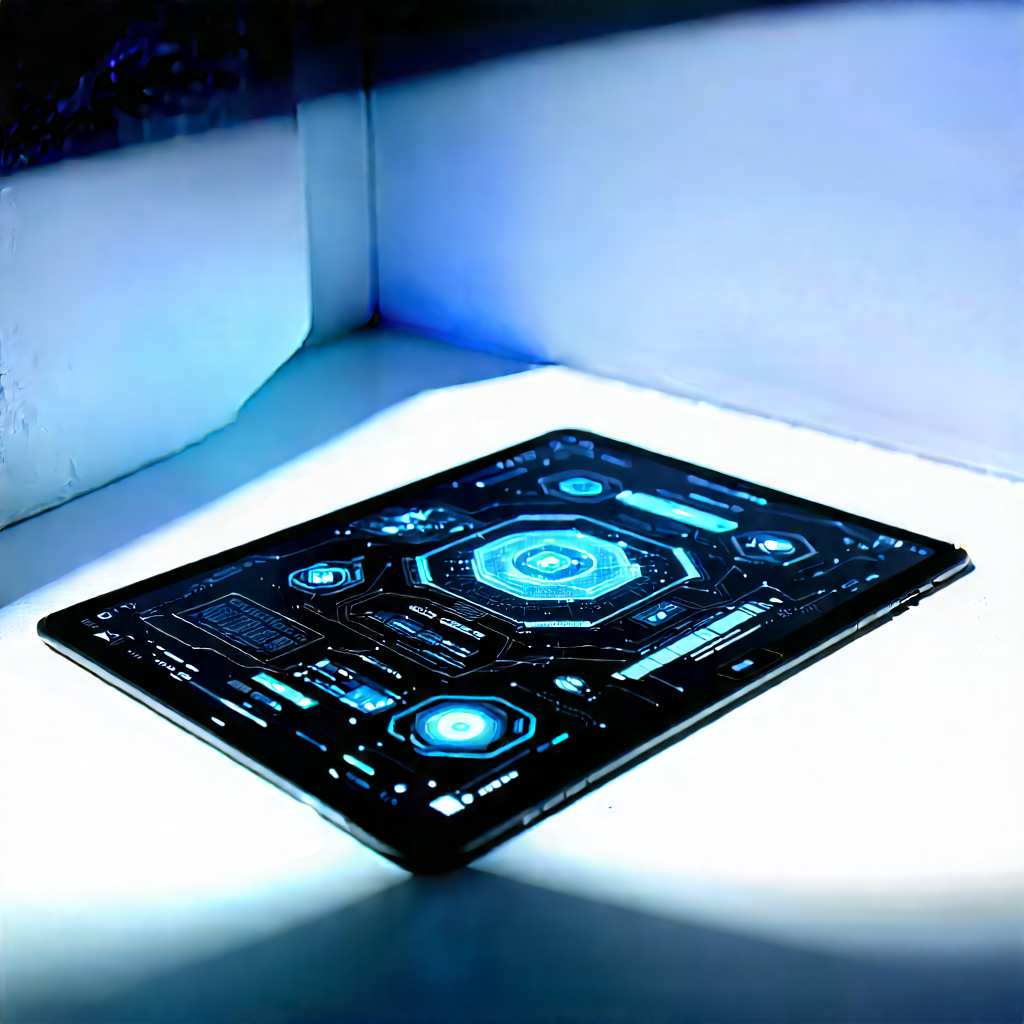 Tablet with user interface