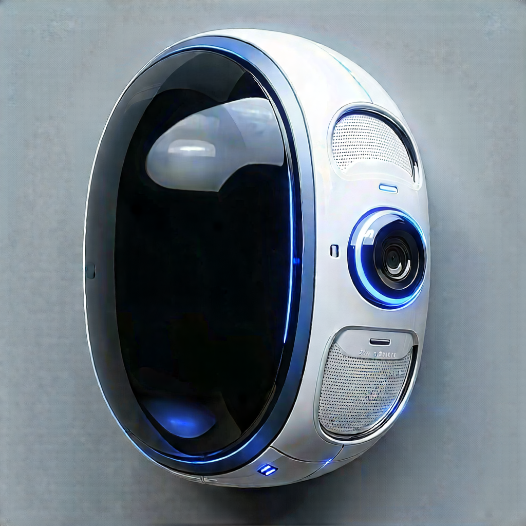 Innovative Wearable Device Design With White Blue