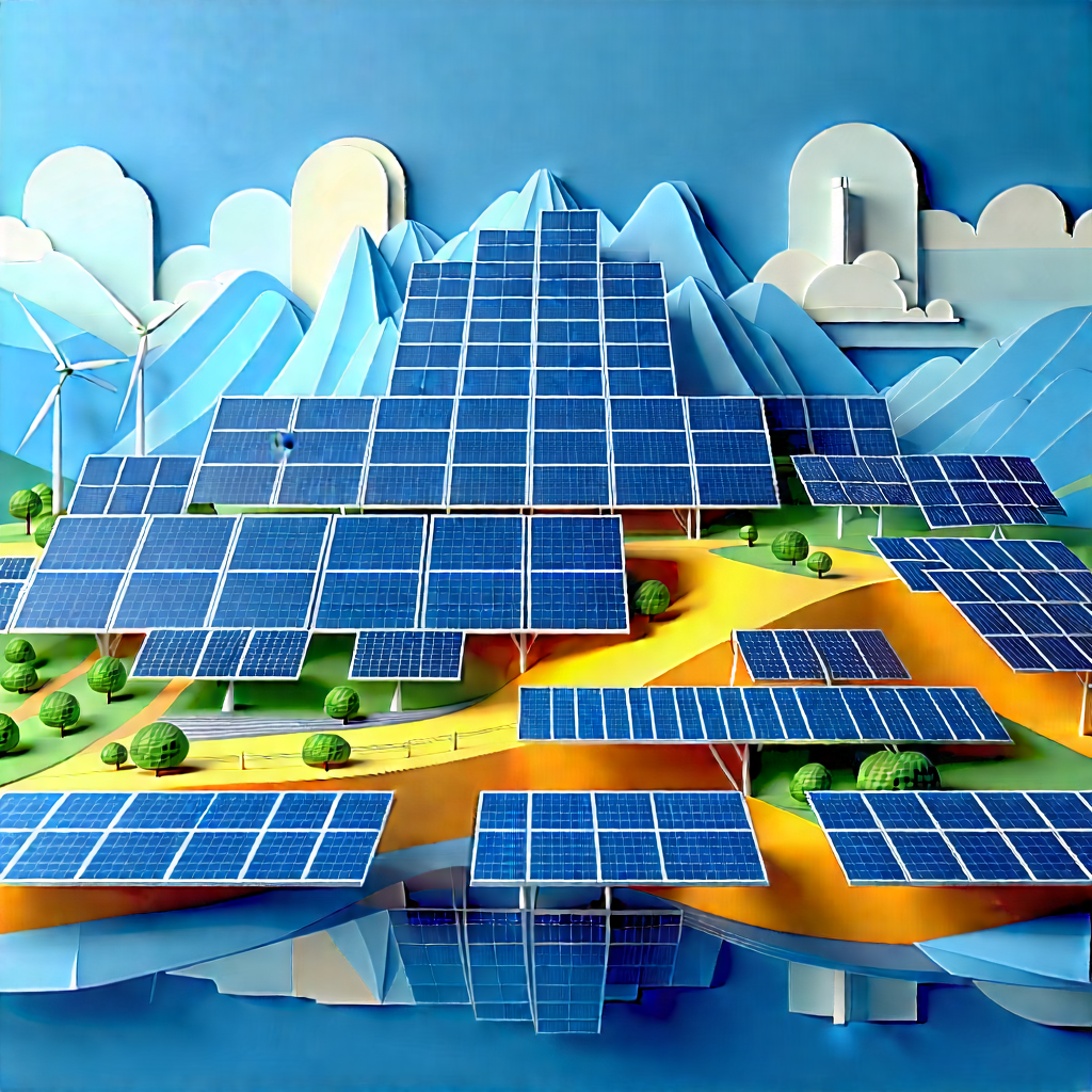 Innovative Renewable Energy Design With Large Solar