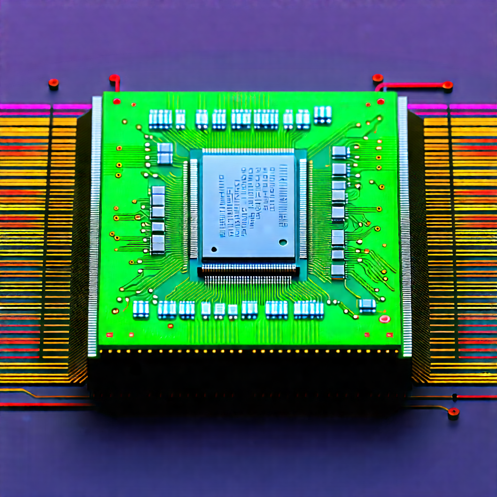 Microchip with data streams