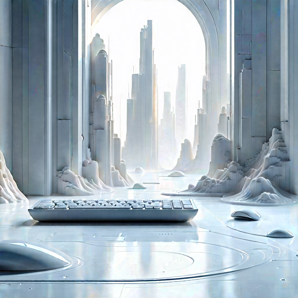 Futuristic Tech Startup Office With Image, There