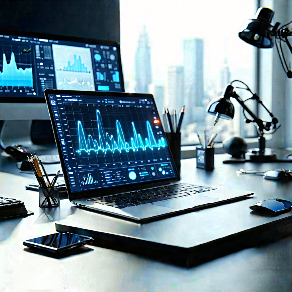 Healthcare Technology In Design Studio With Desk Laptop