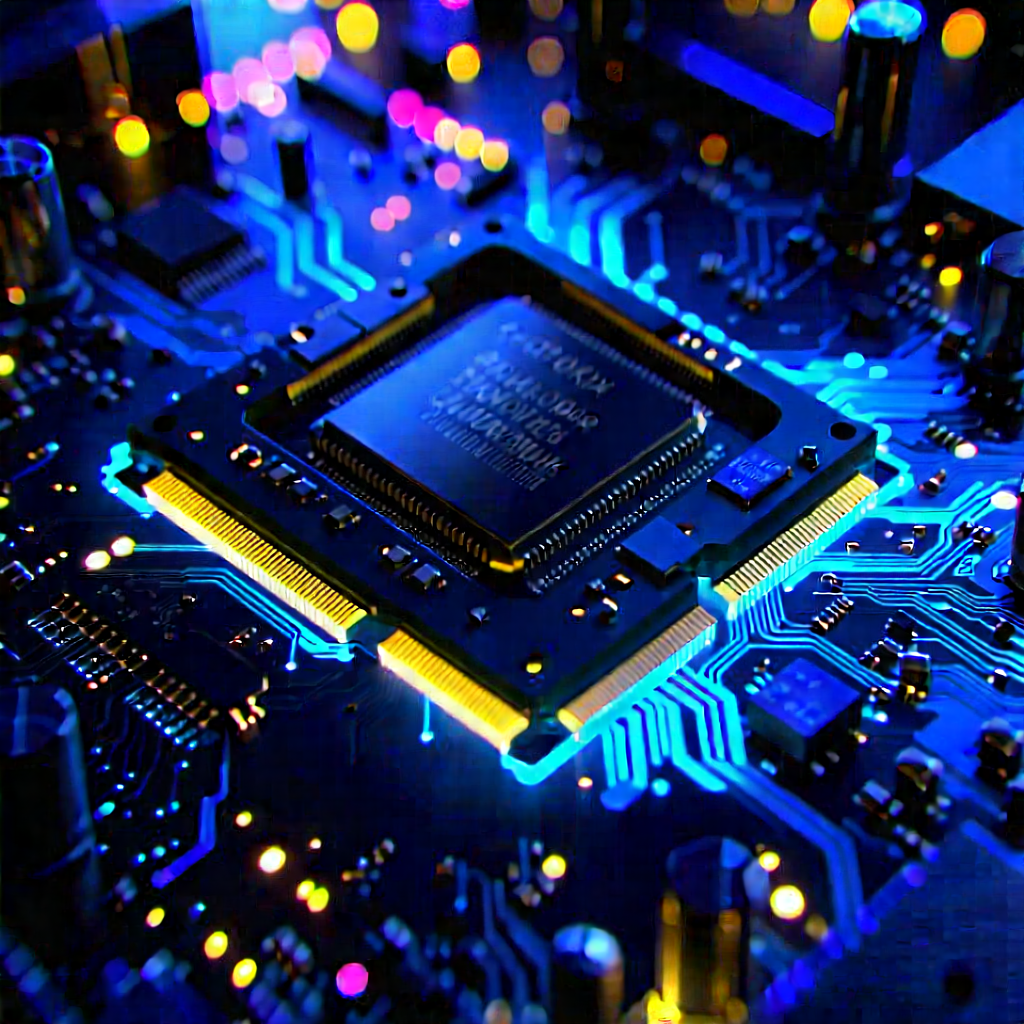 Close-up of memory module