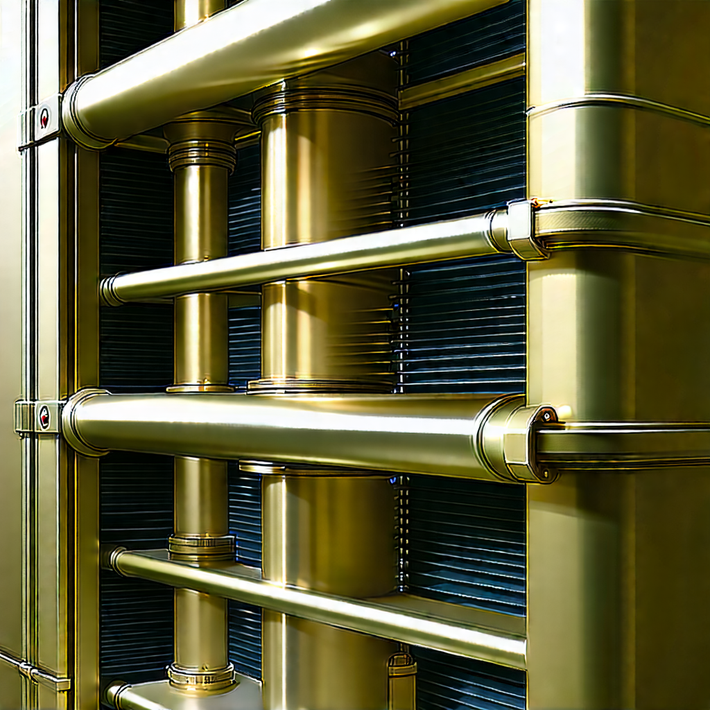 Close-up of cooling system