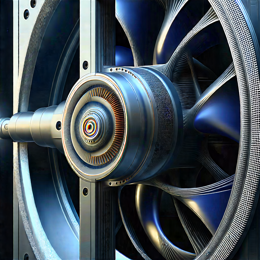Close-up of cooling system