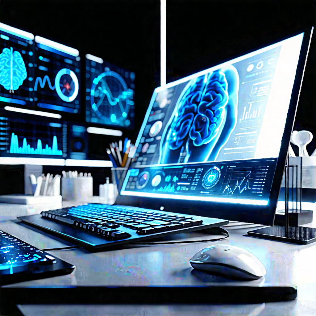 Healthcare technology in tech office
