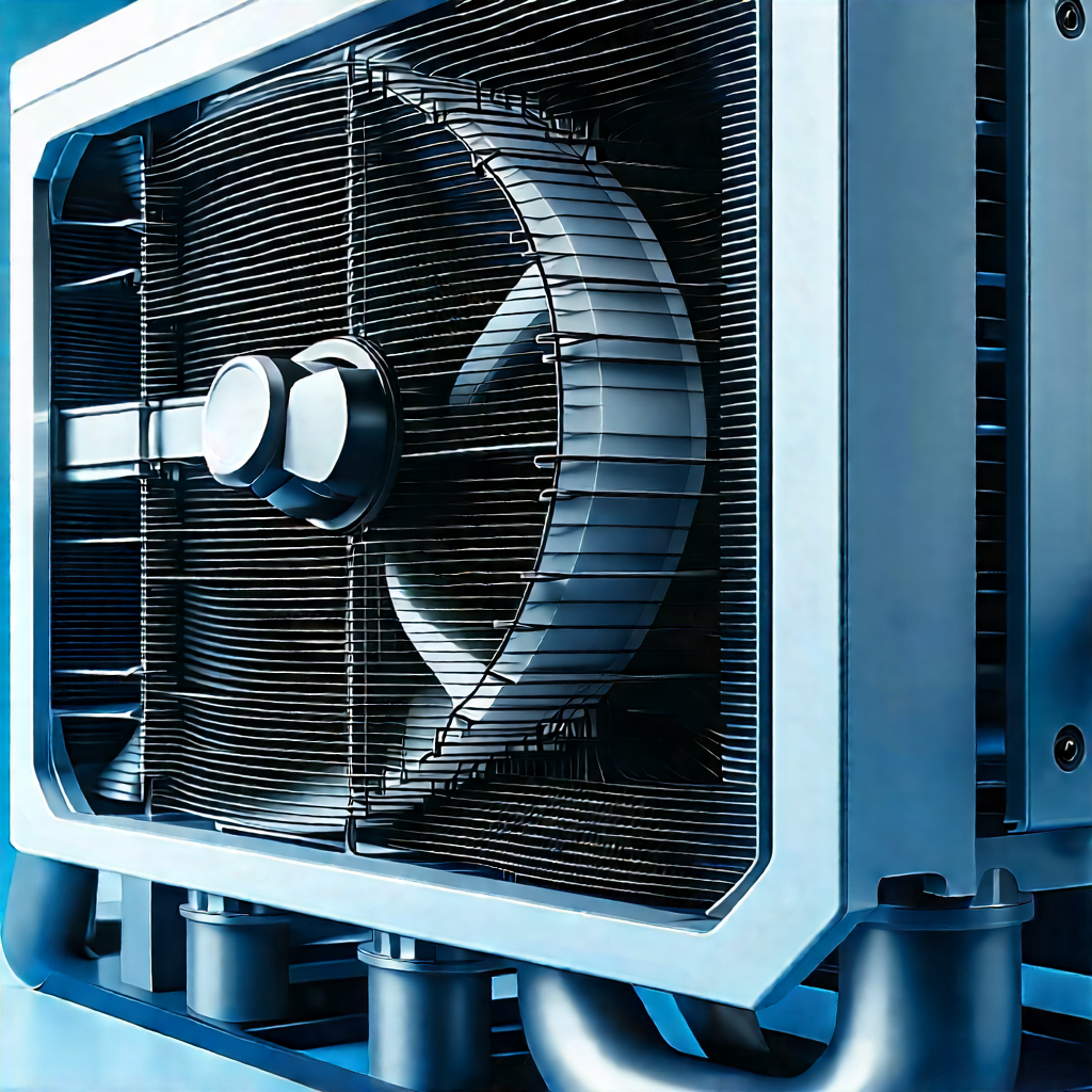 Close-up of cooling system