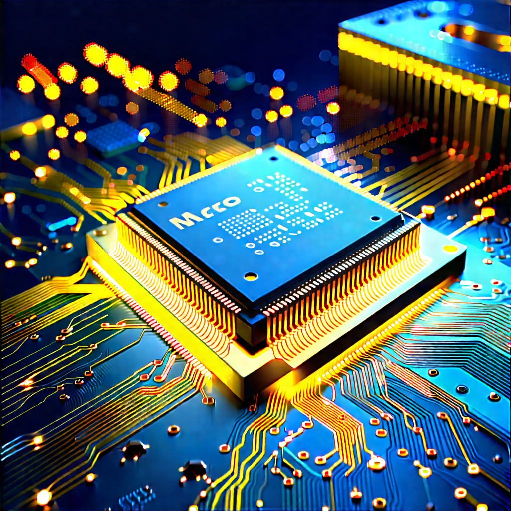 Microchip with data streams
