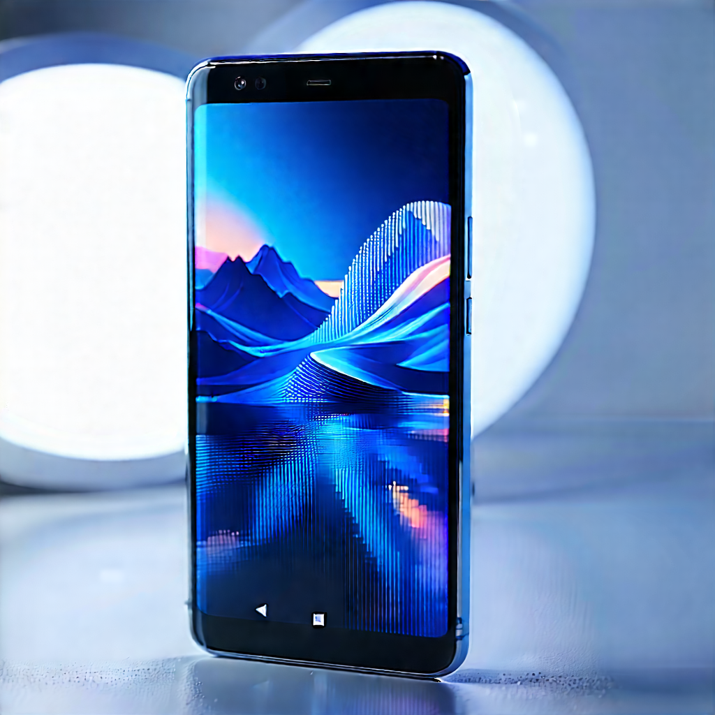 Smartphone With Holographic Display With Black Cell