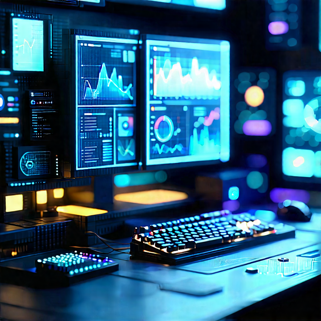 (futuristic:1.3) (digital:1.36) workspace