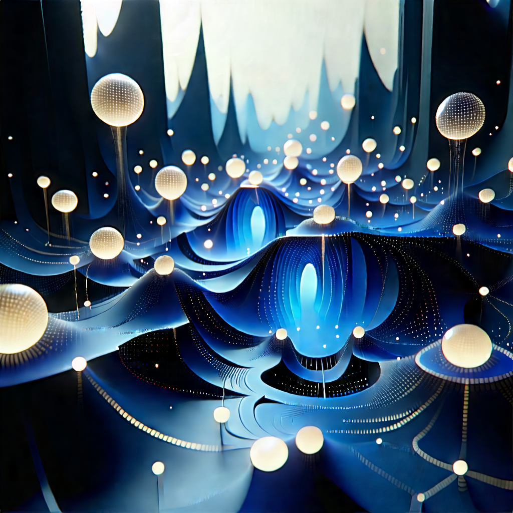 Blockchain Network Visualization With Image, There