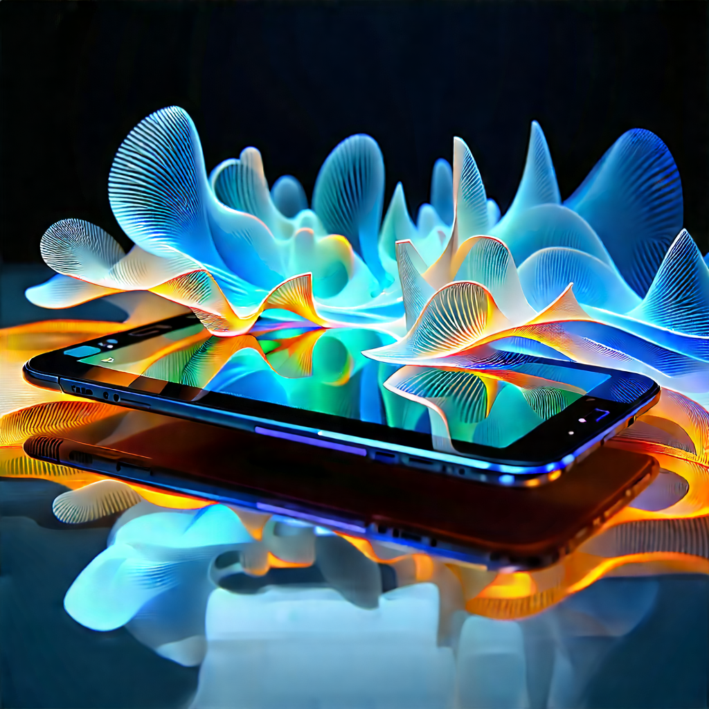Tablet With Holographic Display With Cell Phone