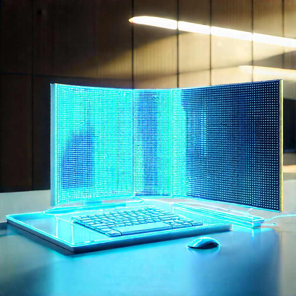 Entertainment Technology In Research Center With Laptop Computer