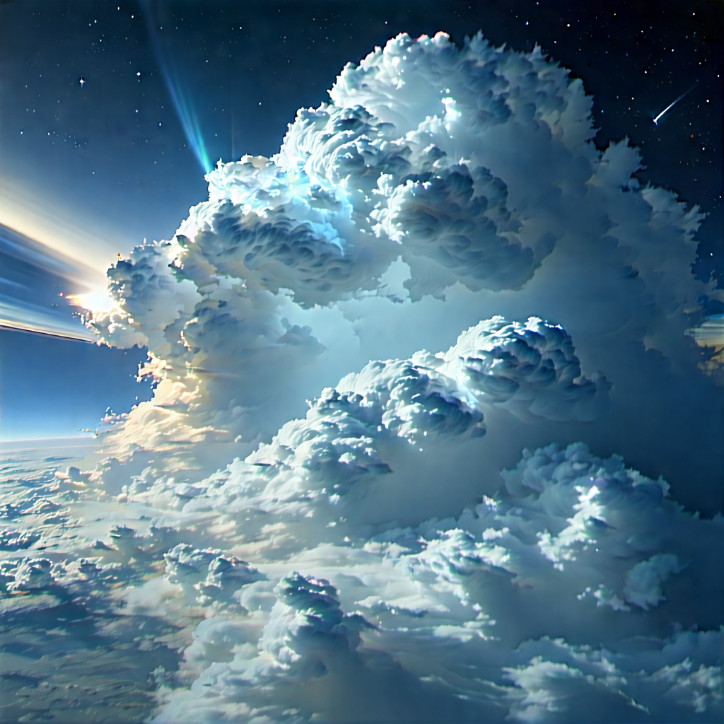 Cloud Computing Visualization With Beautiful View