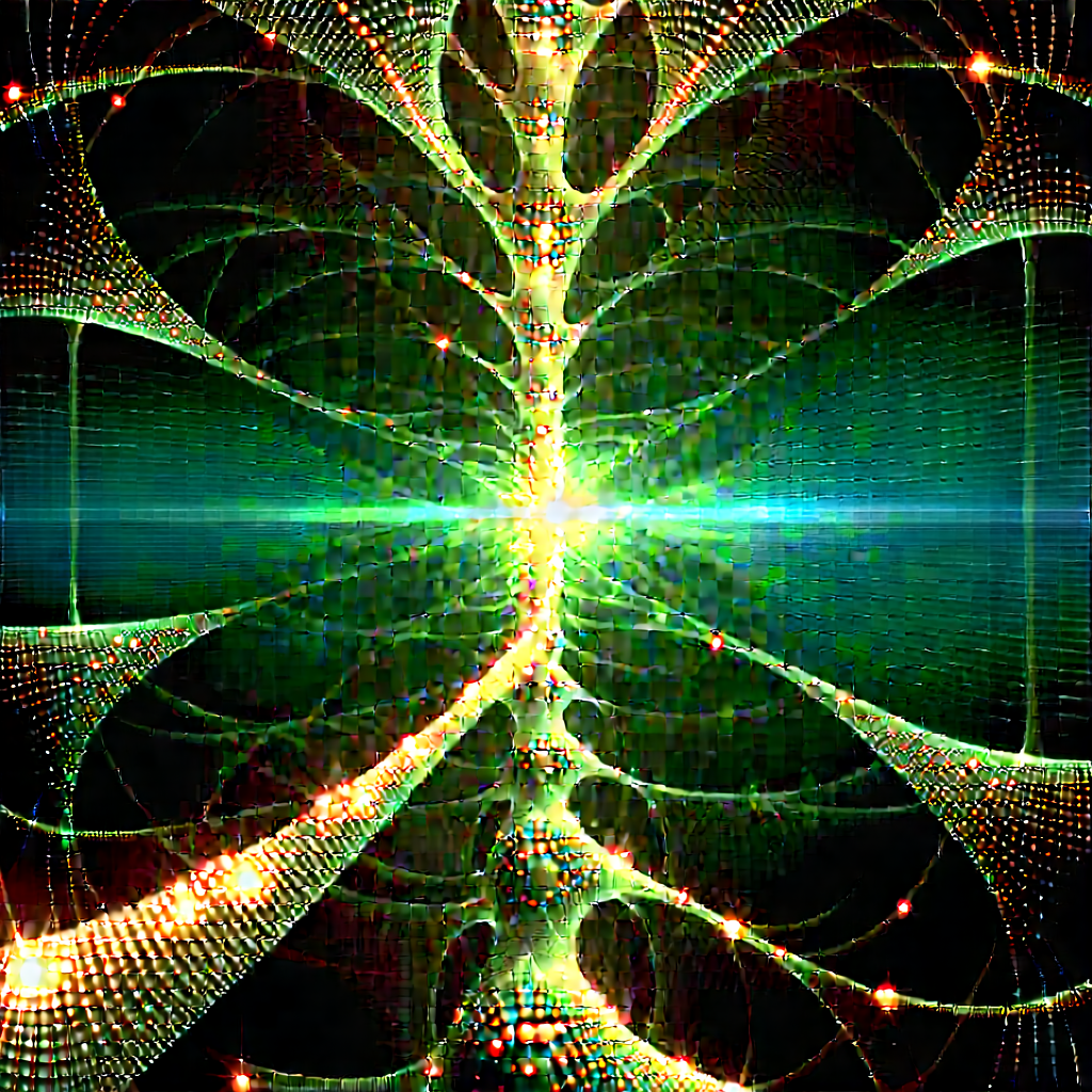 Quantum computer with (digital:1.4) particles