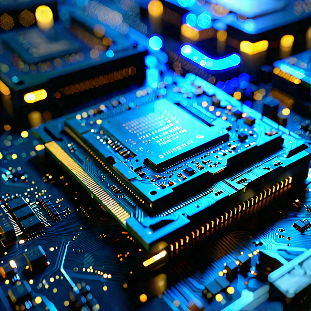 Close-up of memory module