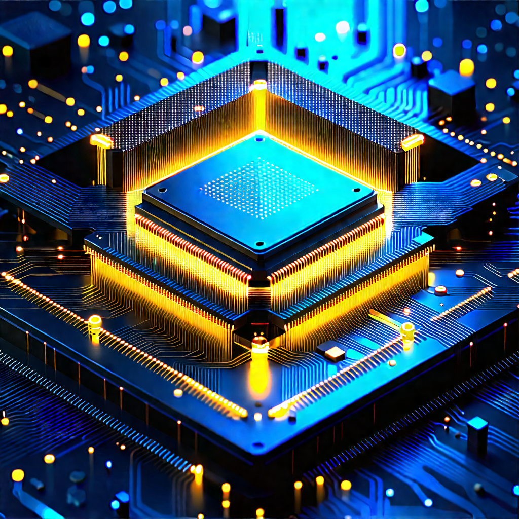 Microchip with digital particles