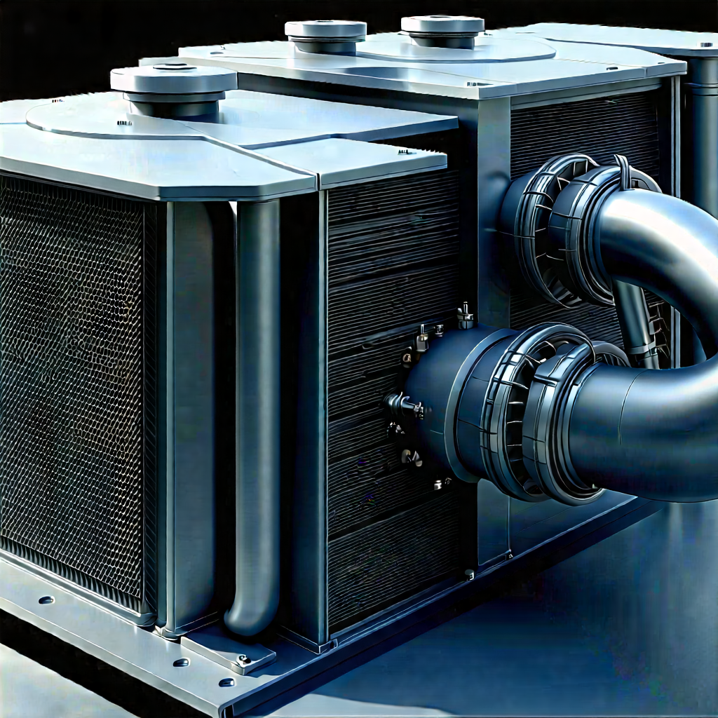 Close-up of cooling system